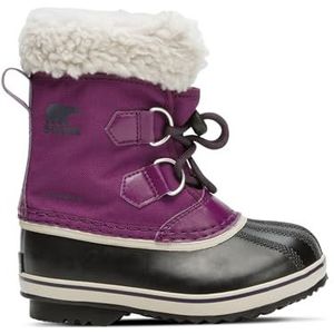 Sorel Yoot Pac Nylon, waterdicht, sneeuwlaarzen, uniseks, kinderen, meerkleurig (Wild Iris Dark Plum), 27 EU