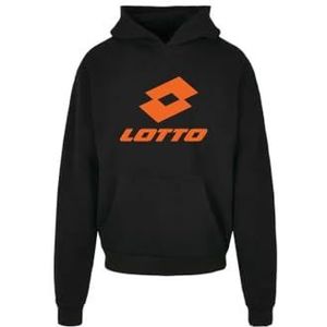 AMERICAN COLLEGE USA Lotto Sweatshirt met capuchon, kleur sportkleding voor jongens, Zwart, 12 Jaren