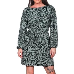 Vero Moda - VMMERVE - Jurk - Dierenprint - Gevoerde Zoom - Lange Mouw