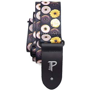 Perri's Leathers | The Hope Collection- Donuts | Polyester | Past op Bass, Akoestische & Elektrische Gitaren - 5,1 cm breed & verstelbaar Lengte 86,4 cm - 129,5 cm lang