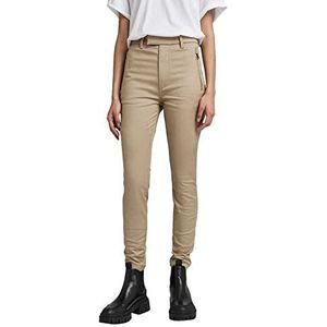 G-Star Raw Broek dames Weld Skinny Chino met hoge taille , Beige (Tree House C105-C941) , 25W / 32L