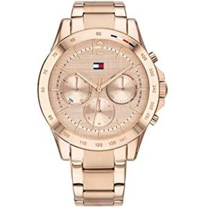 Tommy Hilfiger Vrouwen Multi Dial Quartz horloge Haven met roestvrij stalen band