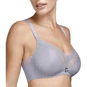 Selene Roxana beha met beugel en dubbele laag van tule op de rug, Grijs-1, 90C