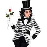 Widmann 48284 Harlekijnskostuum voor dames, clown, circus, carnaval, themafeest, meerkleurig, XL