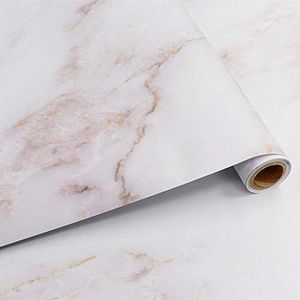 Hode Plakfolie, meubelfolie, zelfklevend, marmerlook, 30 cm x 3 m, zwart, marmerfolie, decoratieve folie voor deur, keuken, keukenkast, vensterbank, kast, make-uptafel, pvc