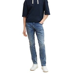 TOM TAILOR Denim Mannen jeans 202212 Piers Slim, 10280 - Light Stone Wash Denim, 33W / 32L