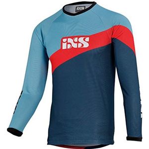 IXS Race Kids Jersey Brisk Night Blue KS (128) T-shirt, volwassenen, unisex, blauw, S