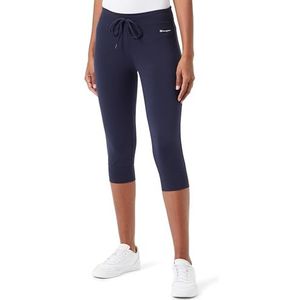 Champion Athletic Club W Cotton Lycra Regular 3/4 Cuffed trainingsbroek marineblauw, XS dames SS24, Navy Blauw, XS