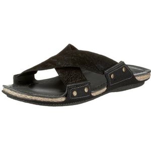 Merrell PAMPLONA, herensandalen, modieuze sandalen, zwart, zwart, 43 EU