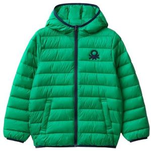 United Colors of Benetton Jas 2TWDCN025 Gewatteerde jas voor kinderen en pasgeborenen, Benetton Green 108, S, benetton green 108