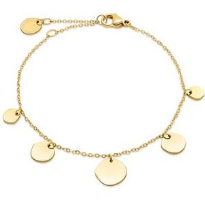 LIEBESKIND Berlin - Armband - Roestvrij Staal - IP Goud Gepolijst