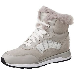 Geox Dames D New Aneko B ABX Sneaker, LT Grey/Silver, 40 EU
