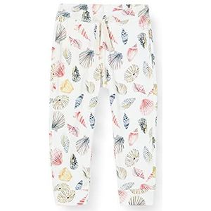 Noppies Baby meisjes G Slim Fit Pants Machida Aop broek, Snow White - P098, 56 cm