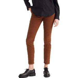 Dockers Dames weekend chino skinny casual chino's, Caramel Café, 31 Lang