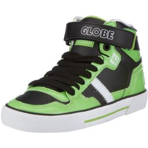 Globe GBSUPV Superfly-Vulcan, uniseks sneakers voor volwassenen, Groen Poison Black, 38 EU