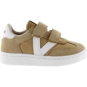 Victoria, MILLAS Tiras Nylon/Serraje, sneakers, klittenbandsluiting, terra, 35 EU smal, Aarde., 35 EU Étroit