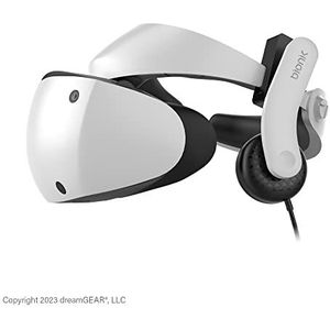 DreamGEAR Bionik Mantis VR-hoofdtelefoon: compatibel met Playstation VR2, verstelbaar ontwerp, rechtstreeks verbinding met PSVR, hifi-geluid, slank ontwerp/PS4/PS5