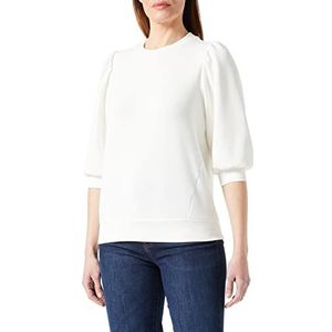 SELECTED FEMME Sweatshirt voor dames met pofschouders, wit (snow white), XL