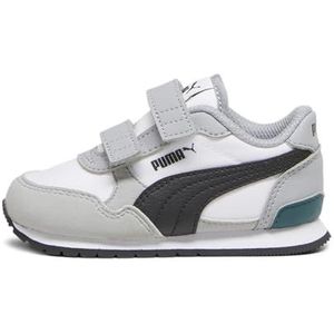 PUMA St Runner V3 NL V Inf Unisex baby sneakers, Puma Wit/PUMA/Zwart/Grijs (White PUMA Black Cool Mid Gray, 26 EU