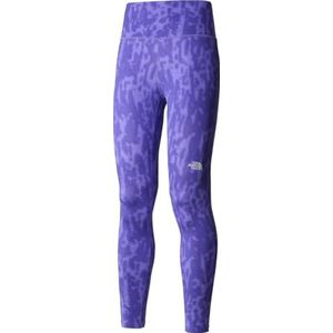 THE NORTH FACE Flex High Rise 7/8 Print Leggings Optic Violet Abstract Pitcher Plant Print XS