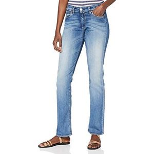 Herrlicher Dames Super G Straight Organic Denim Jeans, Faded Blue 666, 26W x 30L