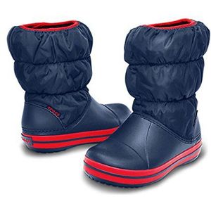 Crocs Winter Puff Boot Kids Sneeuwlaarzen uniseks-kind, Blue Navy Red, 32/33 EU