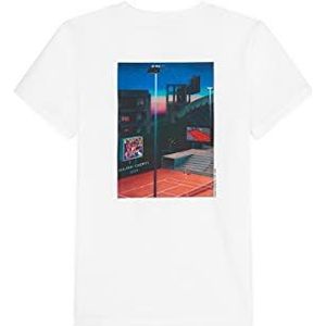 ROLAND GARROS AFF21 T-shirt model AFF21 voor poster collectie 2021 - maat 6 jaar, kleur wit, medium unisex kinderen