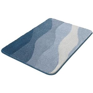 Kleine Wolke Badmat Malena, kleur: Iceblue, materiaal: 100% polyacryl, afmetingen: 70x120 cm