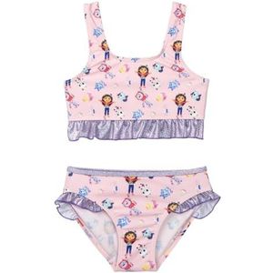 CERDÁ LIFE'S LITTLE MOMENTS Gabby's Dollhouse tweedelige bikini voor baby's en peuters, Roze, 3 Jaren