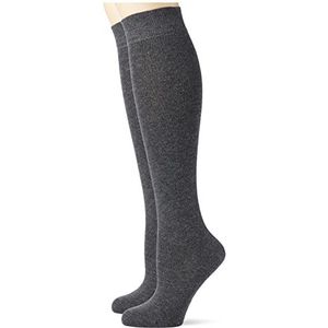 Hudson gebreide sokken voor dames, alleen dubbelpak, 100 denier, grijs gemêleerd 0550)., 39/42 EU