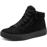 TAMARIS - Comfort - Hoge Dameslaarzen - Zwart Nubuck