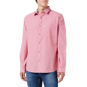 Stockerpoint Heren Astor hemd, rood, standaard, rood, S