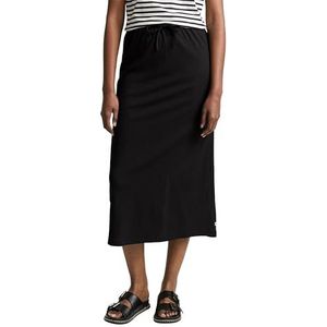 Tom Tailor - Midi-rok - Dames - Blauw - Katoen