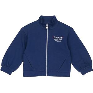 Chicco Sweatshirt met ritssluiting voor meisjes en meisjes, Medium Blauw, 3 jaar