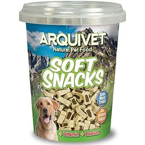 ARQUIVET Soft Snacks voor honden, botten, duo lam en rijst, verpakking 12 x 300 g, natuurlijke snacks voor honden van alle rassen, prijzen, beloningen, snoepjes voor honden