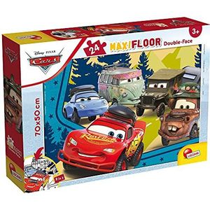 Lisciani Giochi - Disney Puzzle DF Maxi Floor 24 Cars Puzzle voor kinderen, 86641