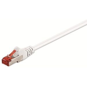 Goobay CAT 6 – 050 SSTP PIMF 0,5 m 0,5 m White Networking Cable – Networking Cables (0,5 m, wit)
