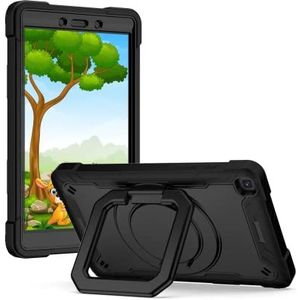 Beschermhoes voor Samsung Galaxy Tab A 8,0 inch 2019 (model SM-T290/T295/T297), robuust, 360 graden draaibaar, zwart