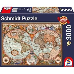 Schmidt Spiele Ancient World Map Contourpuzzel 3000 stuk(s) Kaarten