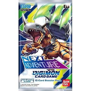 Bandai | Digimon Card Game: Booster - Next Adventure BT07 | Kaartspel | Leeftijden 6+ | 2 Spelers | 10 minuten speeltijd