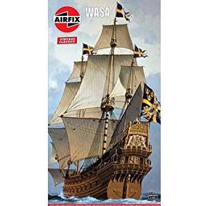Airfix Vintage Classics Set - A09256V WASA - Plastic scheepsmodellen voor volwassenen en kinderen vanaf 8 jaar, set bevat 229 stuks - Schaalmodel scheepsset 1:144