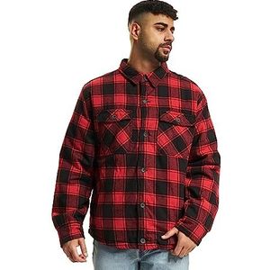 Brandit Lumberjack, jas in houthakkersdesign, maat S tot 7XL, rood/zwart, S