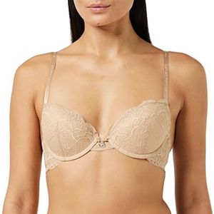 Emporio Armani Natural Push Up BH Virtual Lace dames, Beige (Nude), 38 / B