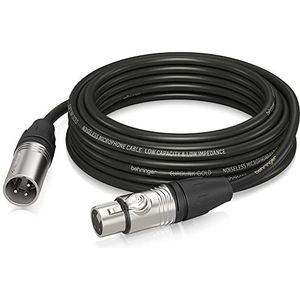 Behringer Microphone Cable - XLR Male to XLR Female - 10 m / 33 ft - Gold Performance - GMC-1000