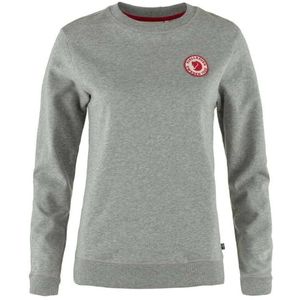 Fjällräven - 1960 Logo Badge Sweater - Grey Melange - 100% Biologisch Katoen