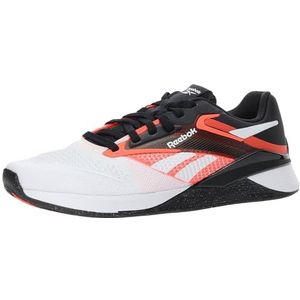 Reebok Nano X4-sneaker voor unisex, Zwarte Ftwwht Orgfla, 35 EU