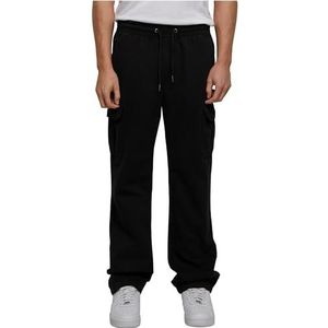 Urban Classics Herenbroek Cotton Cargo Pants Black S, zwart, S