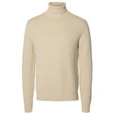Selected Dane - Gebreide Trui - Rolkraag - Biologisch Katoen - Regular Fit