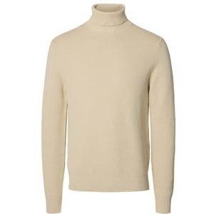 Selected Dane - Gebreide Trui - Rolkraag - Biologisch Katoen - Regular Fit