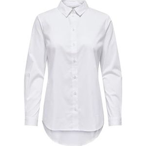 JACQUELINE de YONG Dames Jdymio L/S Shirt WVN Noos blouse, wit (white), 44